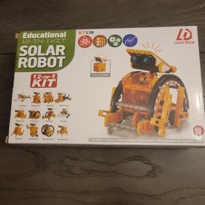 Lucky Doug Solar Robot Kit 12-in-1 Science STEM Robot Kit Toys for Kids Age 8+
